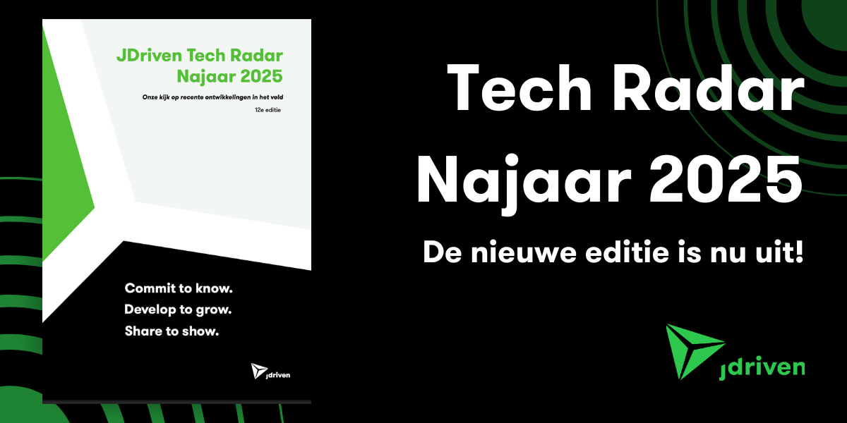 11e editie JDriven Tech Radar
